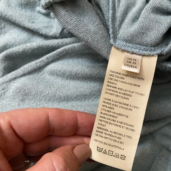 Anthropologie DRAWSTRING WAIST Wide-Leg sweatpants IN MINT GREEN, size M - Picture 8 of 9